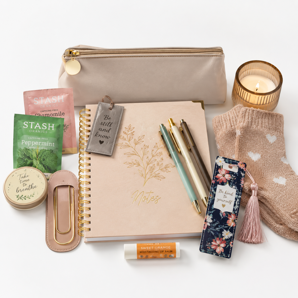 Quiet Time Self-care Gift Set for women