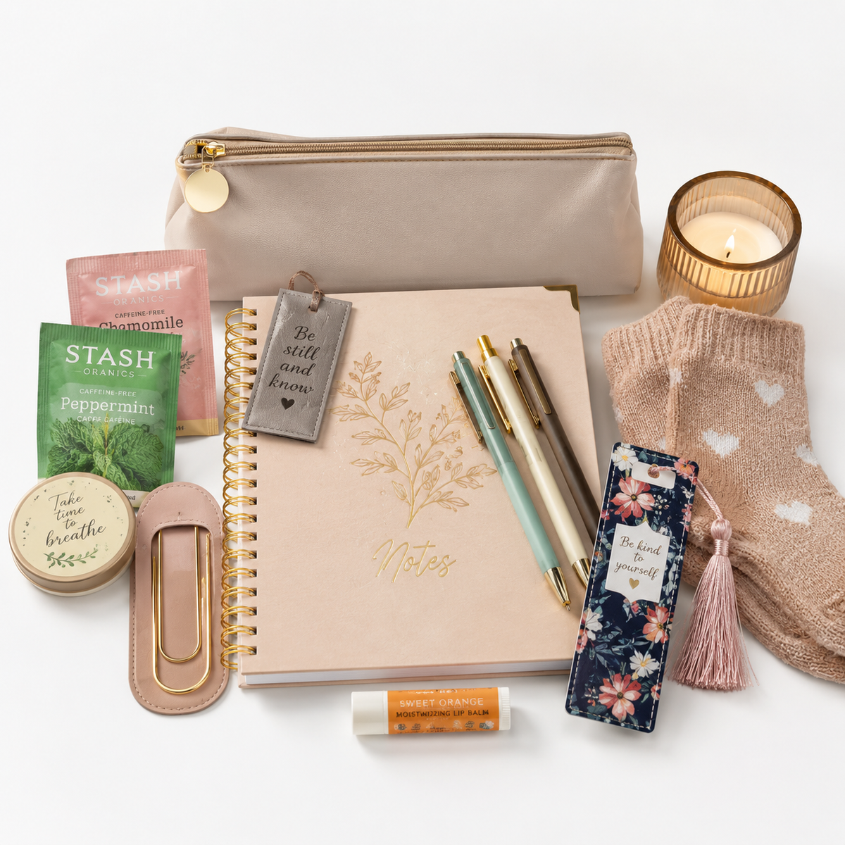Quiet Time Self-care Gift Set for women