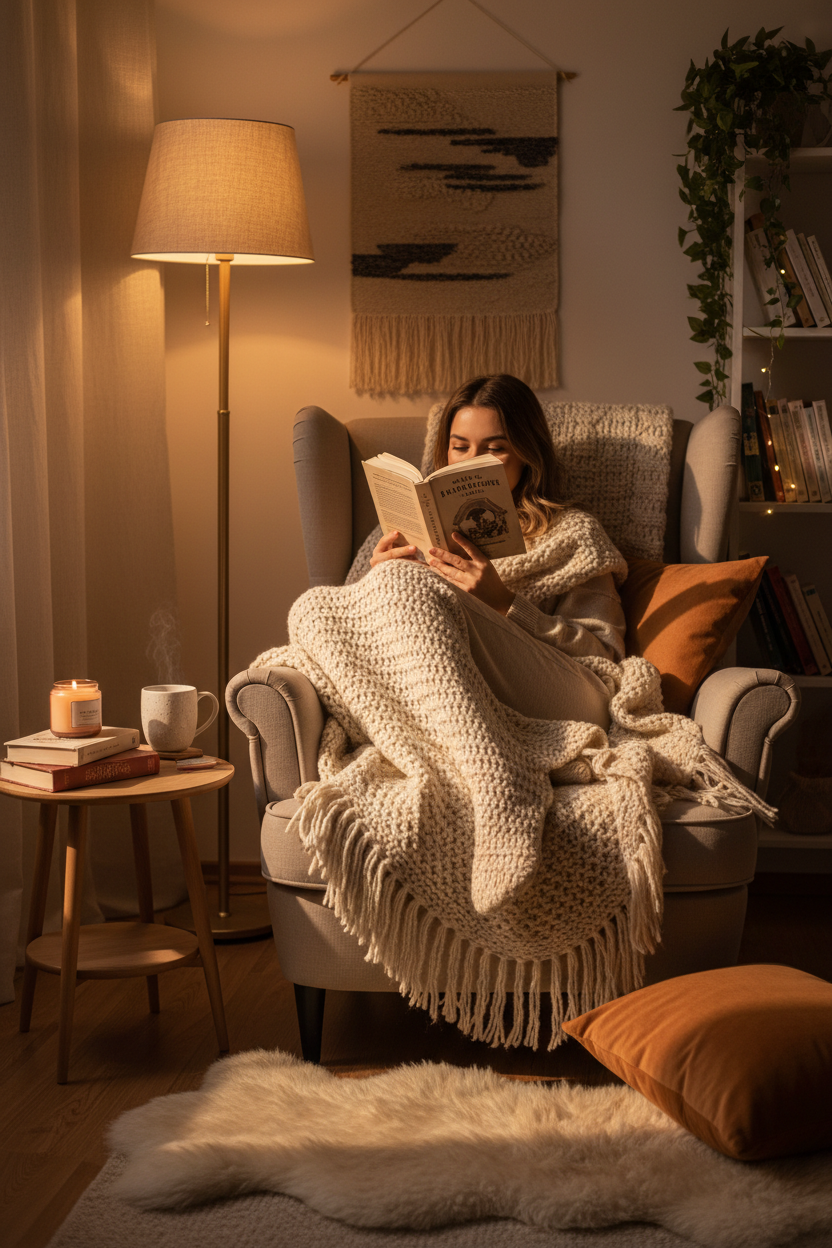 Cozy Reading Scene